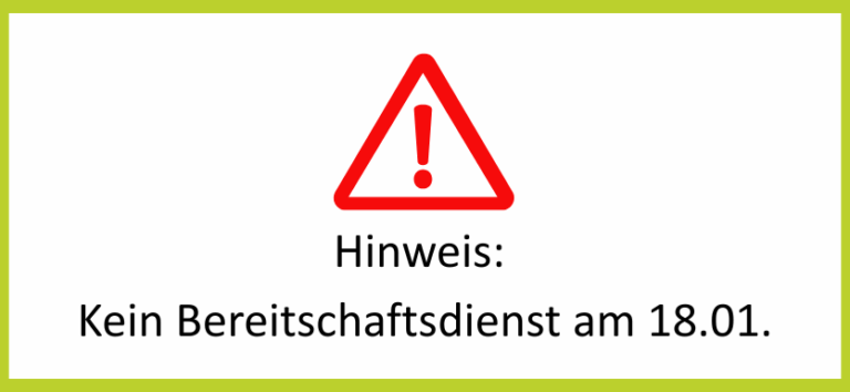 Darstellung eines Hinweises mit einem Achtung Verkehrsschild